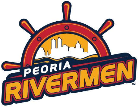 Peoria Rivermen 2013 14-2014 15 Primary Logo iron on paper